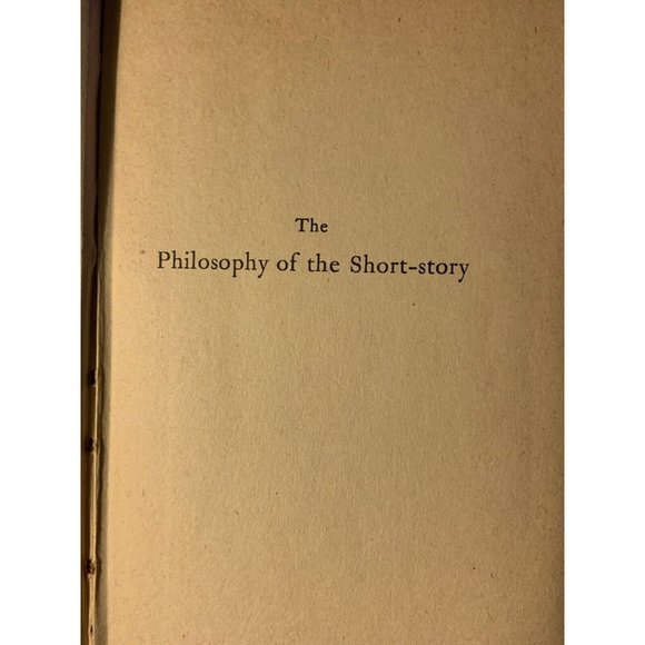 Rare ⭐️The Philosophy of the Short-Story⭐️ by Brander Matthews First Edition - Picture 5 of 11